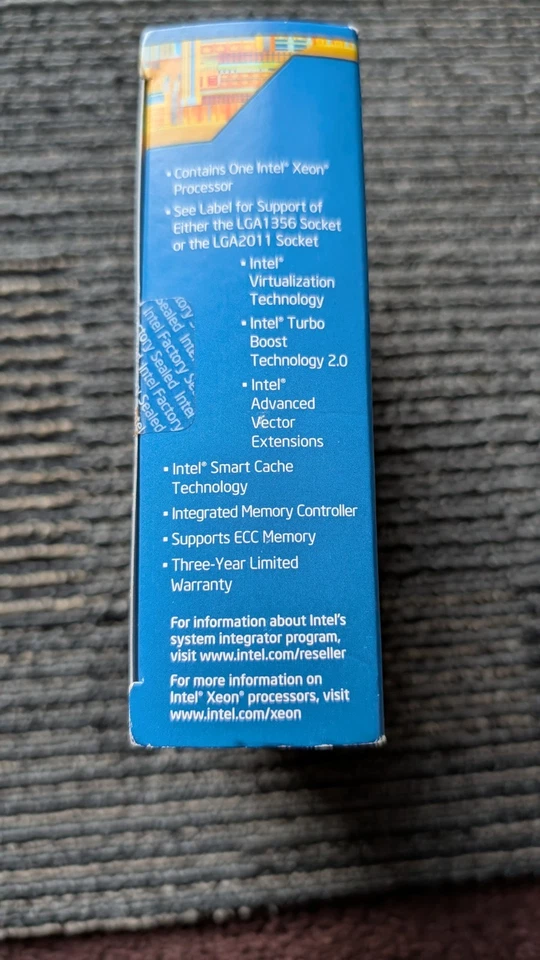 Intel Xeon E5-2609 v2 Quad-Core Processor 2.5GHz 6.4GT/s 10MB CPU *BRAND NEW* - Image 4 of 4