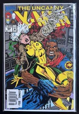 Uncanny X-Men (Vol 1) #305, Oct 93, COMAG sticker On Cover, BUY 3 GET 15% OFF