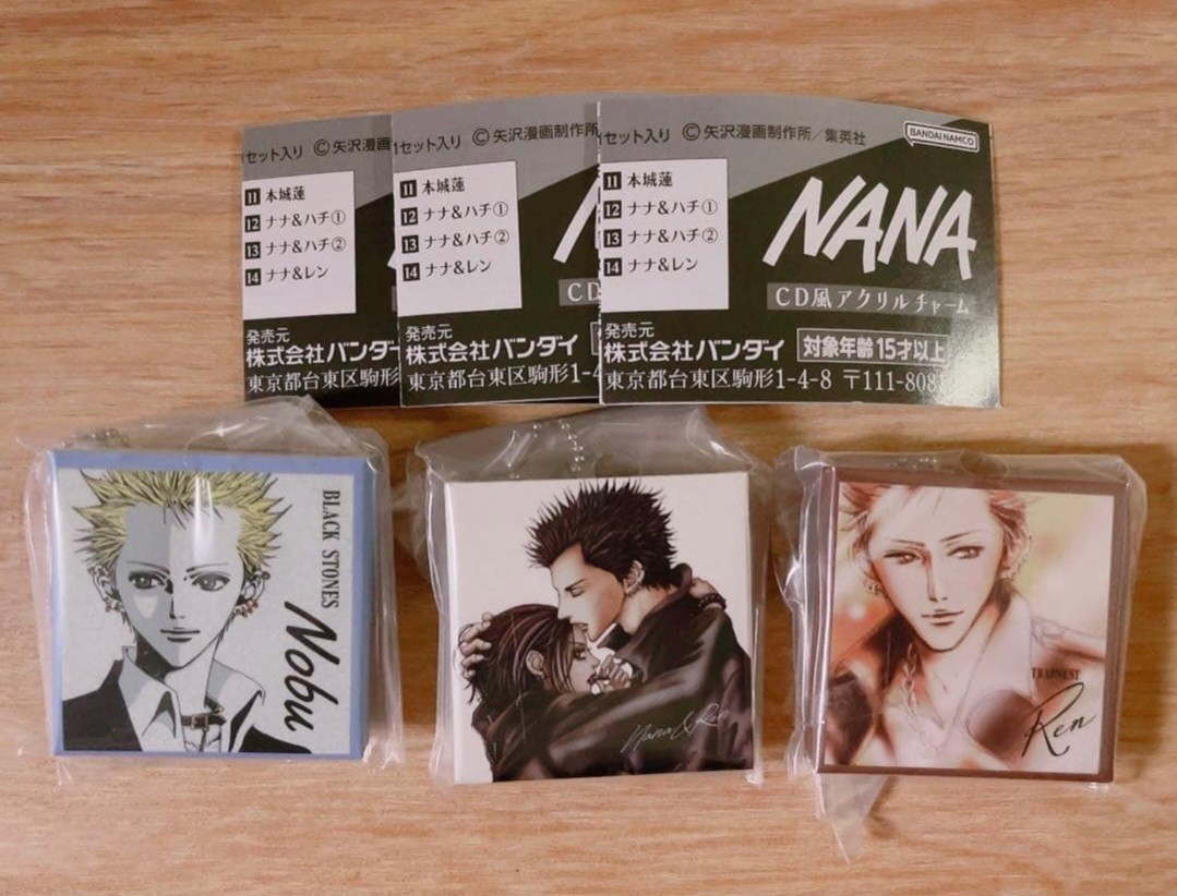 Yazawa Ai Key chain Strap set NANA  Japan