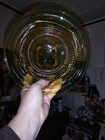 Gold Colored Glass Bowl In Very Good Condition Beautiful Color — photo 3