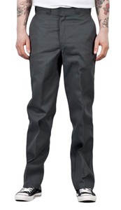Detalles De Dickies Pantalones De Trabajo Originales 874 Gris Oscuro Ropa Hombre