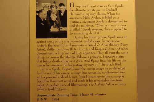 The Maltese Falcon, Humphrey Bogart, Mary Astor, sealed B & W Mytery movie, VHS - Picture 3 of 4