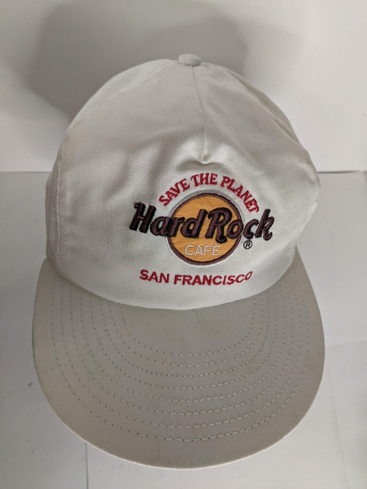 Vintage Hard Rock Cafe hat leather strapback San Fran… Gem