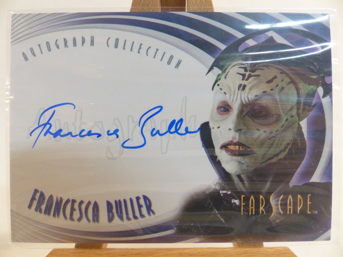 Farscape Through the Wormhole autograph A71 Francesca Buller