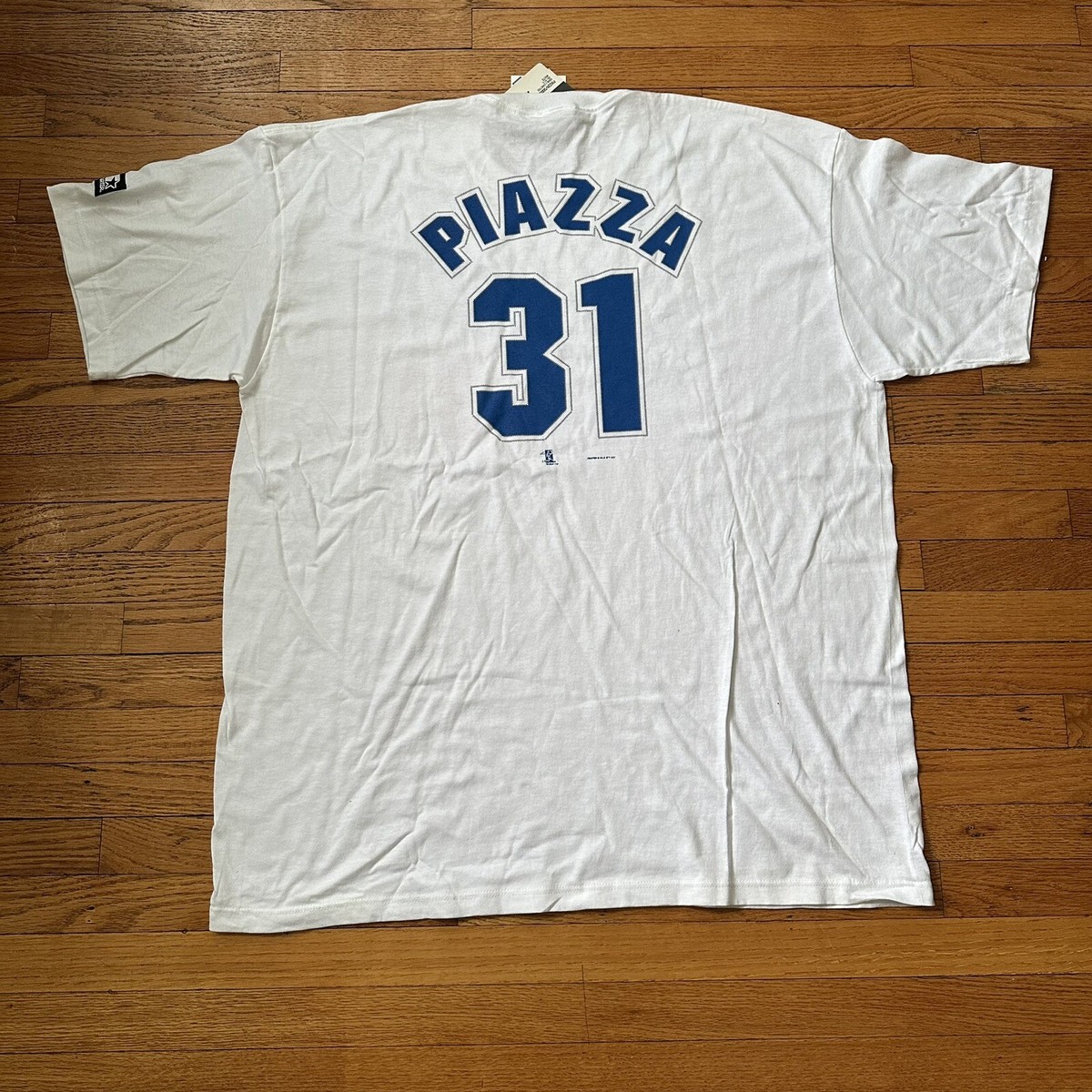 NWT Vintage 1997 Starter Los Angeles Dodgers Mike Piazza Jersey T
