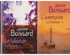 LOT Tome 1 + 2 - La chaloupe - Janine Boissard - 522 p.+ 475 pages - NEUFS.