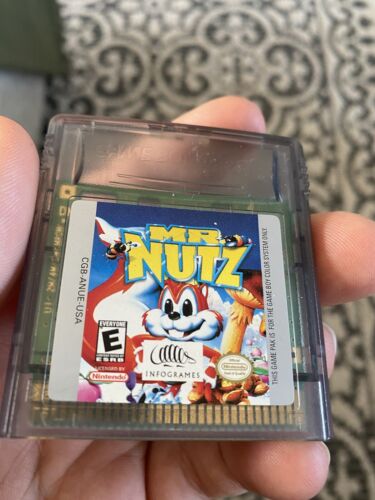 Mr. Nutz (Nintendo Game Boy Color) Cart Only! Mint FREE SHIPPING RARE - Picture 1 of 4