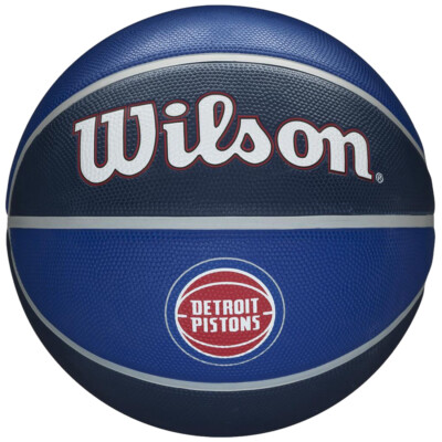 Basketball Unisex, Wilson NBA Team Detroit Pistons Ball, Dunkelblau