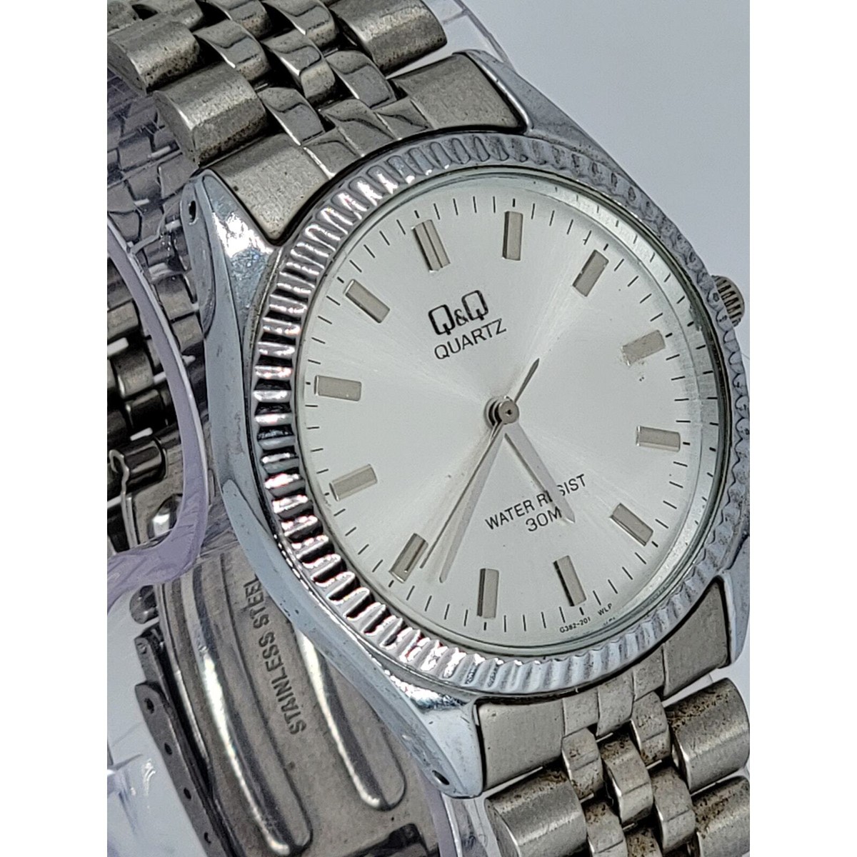 watags130247樣専用 Vintage Men's Dress Watch Q&Q Japan Quartz Branded Watch