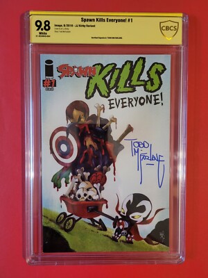 CBCS 9.8 ~ SPAWN KILLS EVERYONE # 1 Comic Variant Cover C 2016 sign Todd McFarla