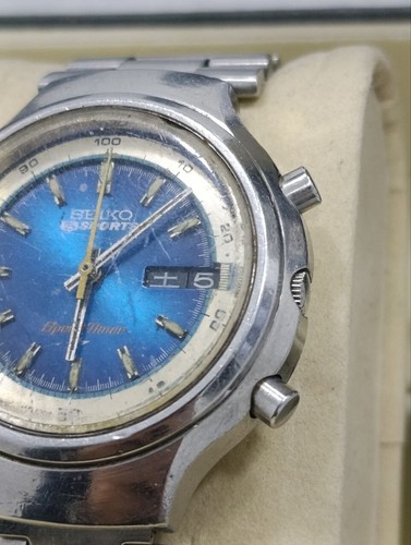 SEIKO 7015-8000 Automatic Chronograph Watch Vintage (NOT WORKING) - Picture 5 of 7