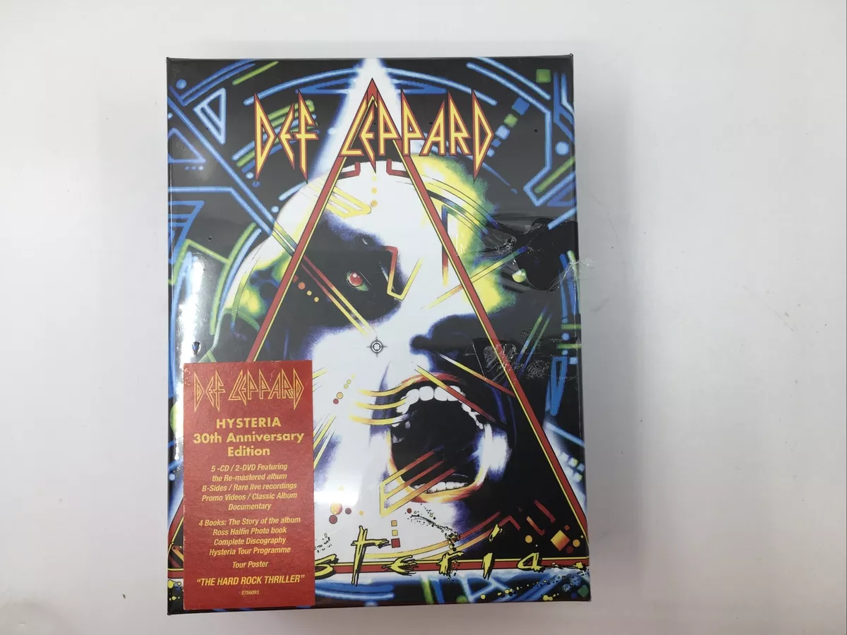 Def Leppard 30th Anniversary super deluxe box 2017- 5 &amp; 2 dvd's | eBay