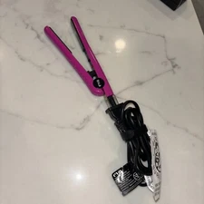 NEW - Eva NYC Mini Healthy Heat Ceramic Styling Iron - Fuchsia Pink - $30