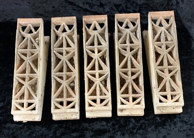 Lot 5 Vintage Dearborn Gas Heater Radiant Ceramic Grate Insert Brick 8  Tall | eBay