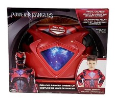 Power Rangers Red Ranger Deluxe Dress Up Set With Light Up Chest Armor Size 4-7X