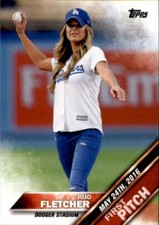 JoJo Fletcher 2016 Topps Update First Pitch Card #FP-10