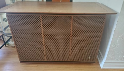 2 speakers- solid Walnut JBL Olympus C50 *175-DLH driver, 130A woofer +crossover