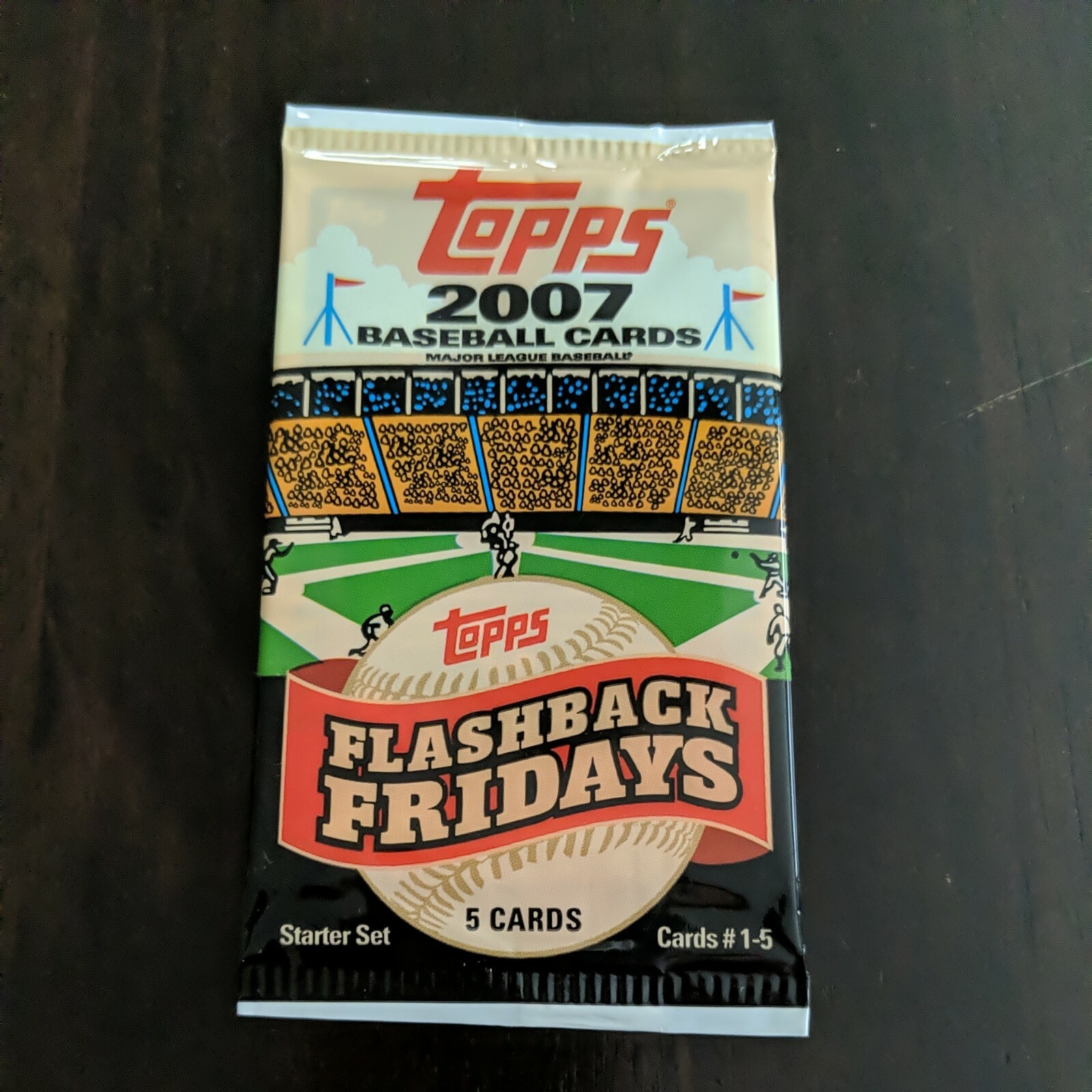 (1) 2007 Topps Baseball Flashback Fridays Starter Set Pack Sealed