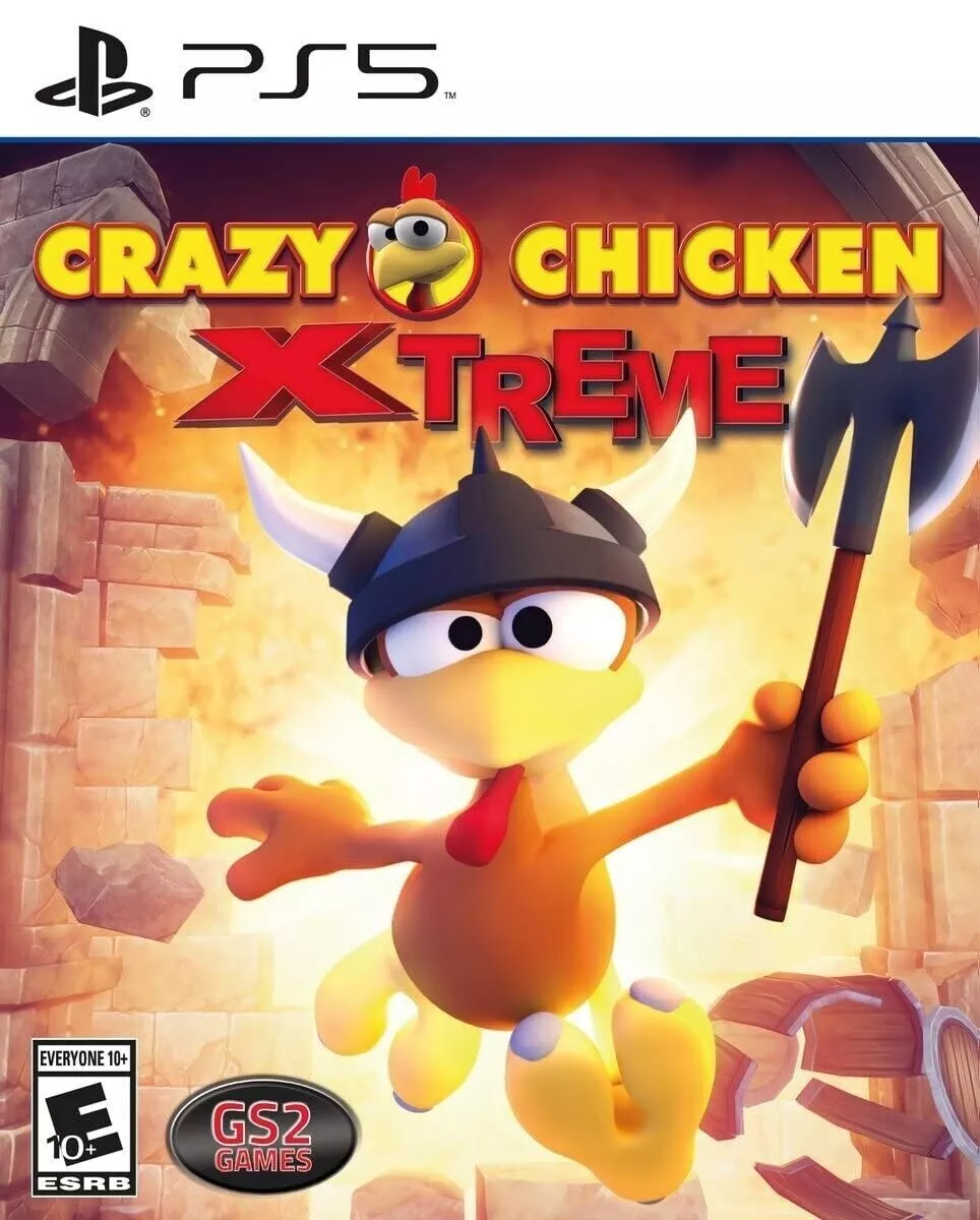 Crazy Chicken Xtreme for PS5 (Sony PlayStation 5, 2022) GS2 Games - New  Sealed