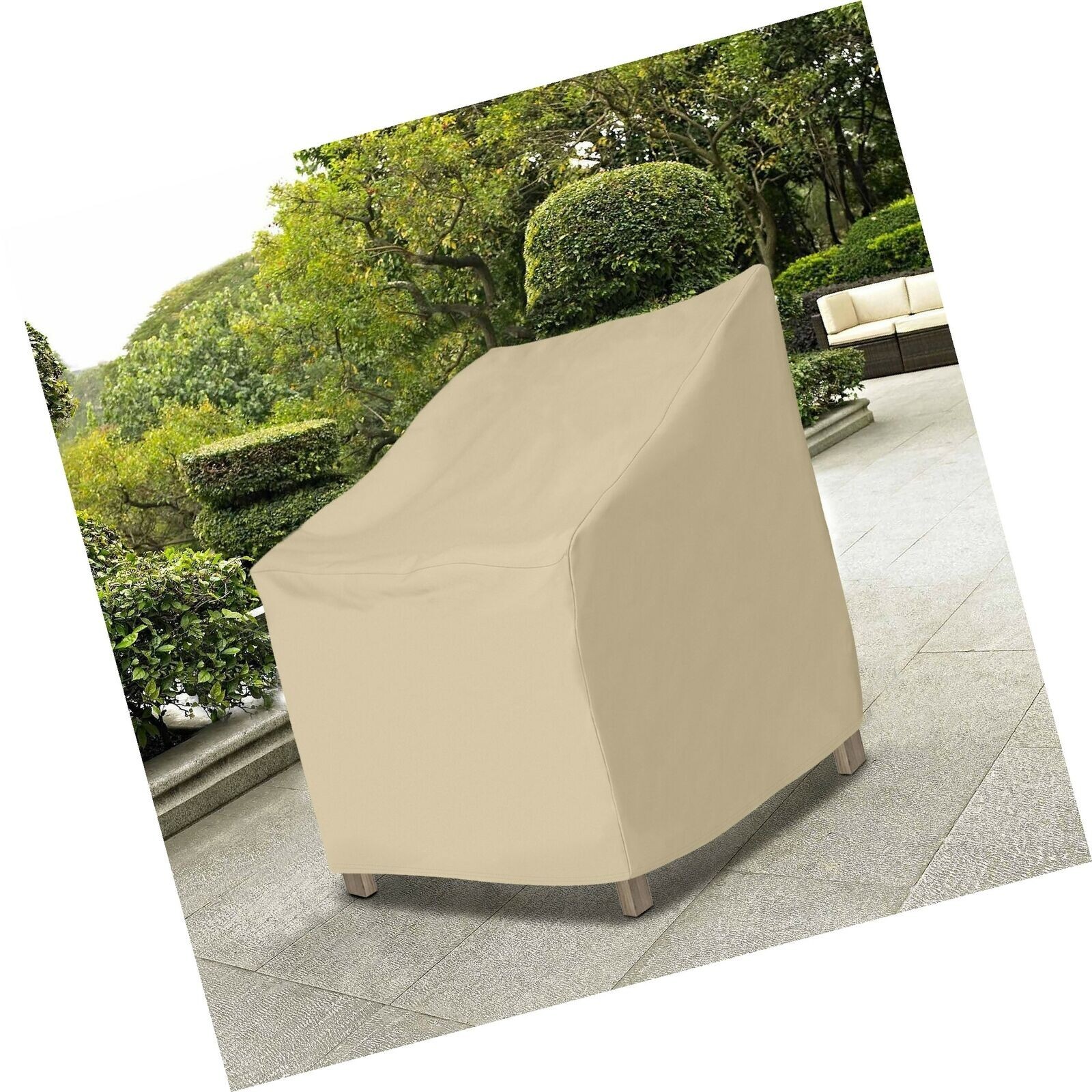 SunPatio Outdoor Club Chair Cover, Heavy Duty Waterproof Lounge Chair