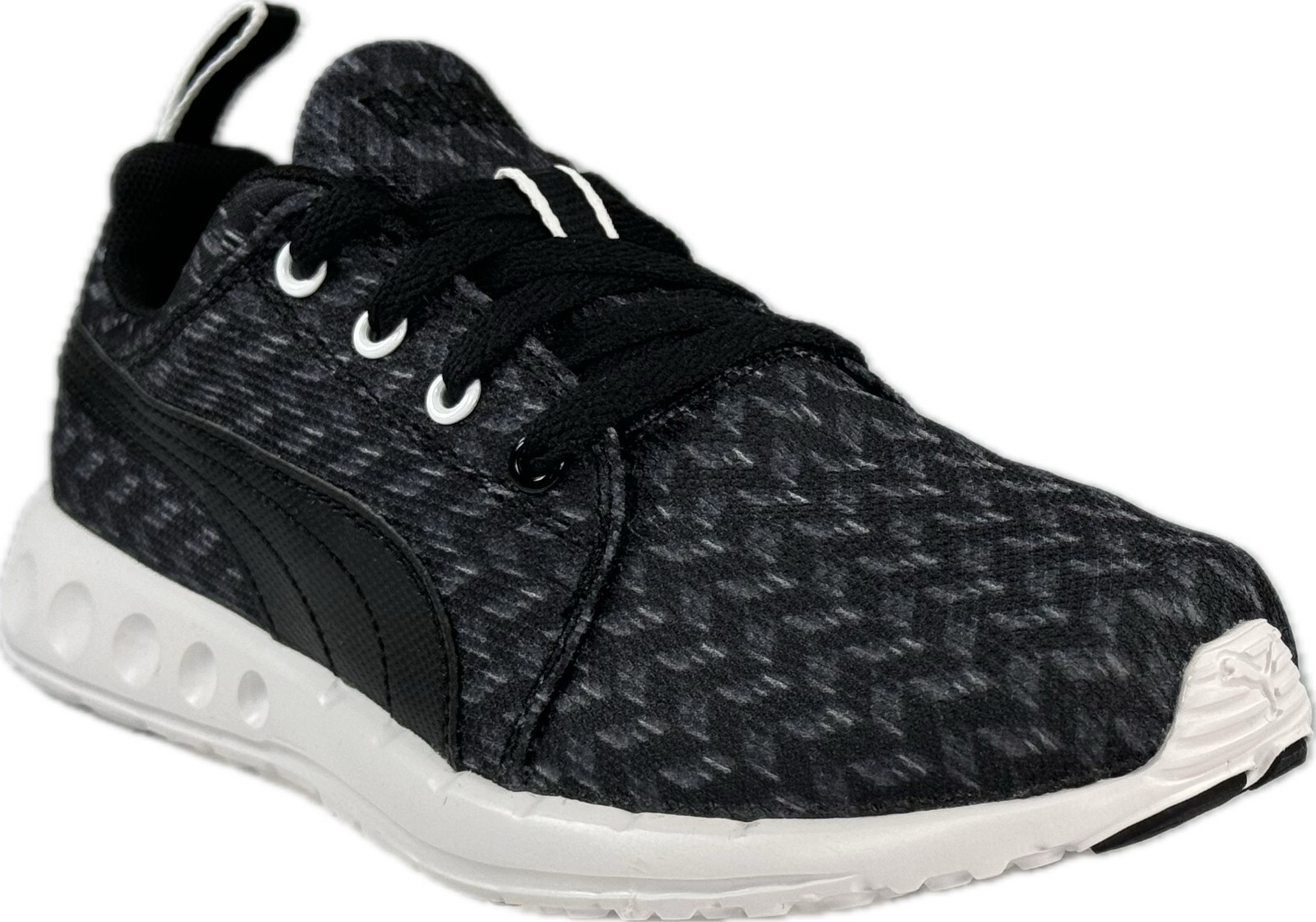 ЖЕНСКИЕ КРОССОВКИ PUMA CARSON RUNNER GLIT ЧЕРНО-БЕЛЫЕ SZ 6, 18806203