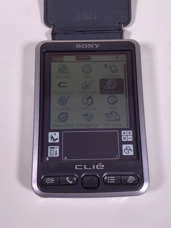 Sony Clie PEG-SL10 Vintage Palm PDA Computer with 128MB Card - Tested Working VG - Image 2 of 4