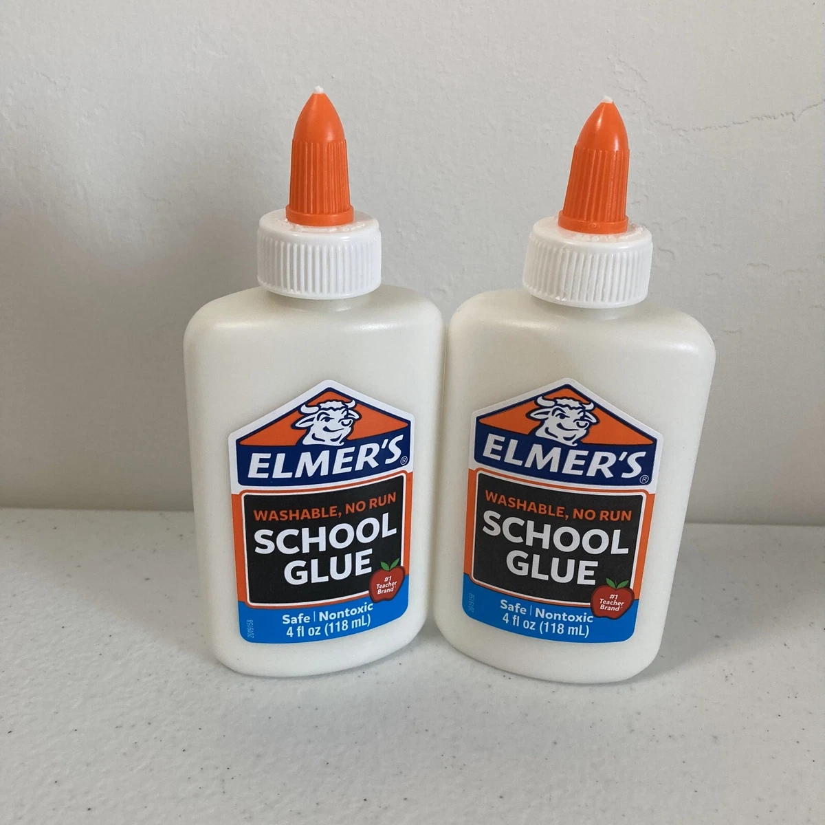 Elmers School Glue, Washable, No Run 4 fl oz, Kids Glue