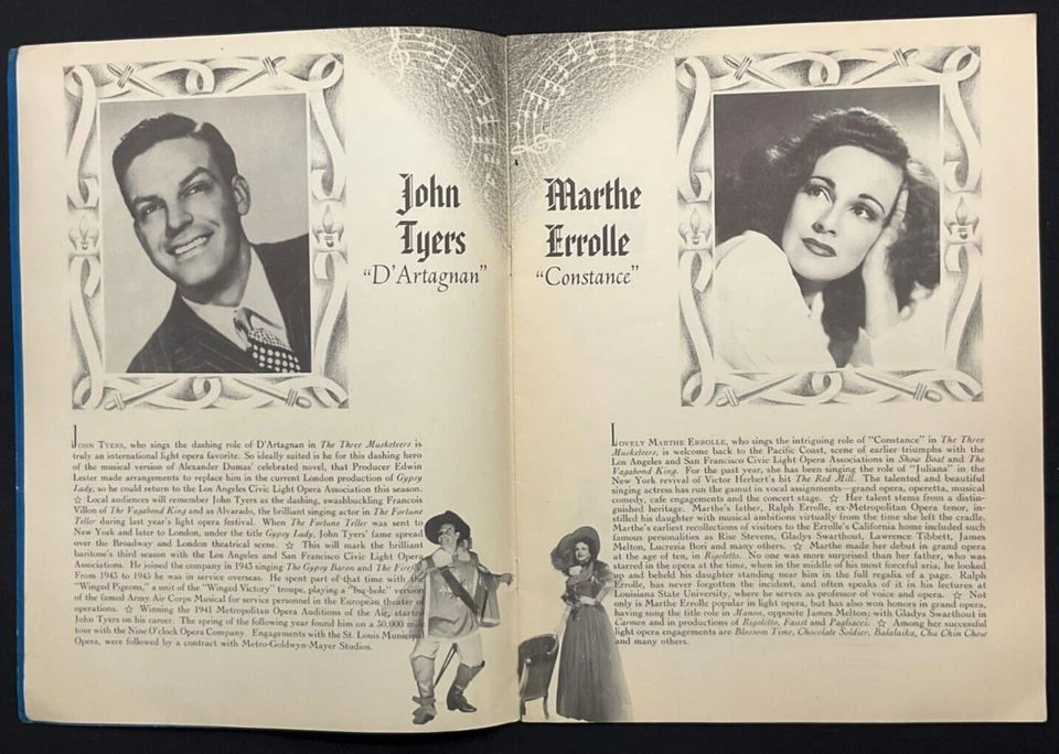 The Three Musketeers, San Francisco Civic Light Opera Association (1947) - Image 3 of 4