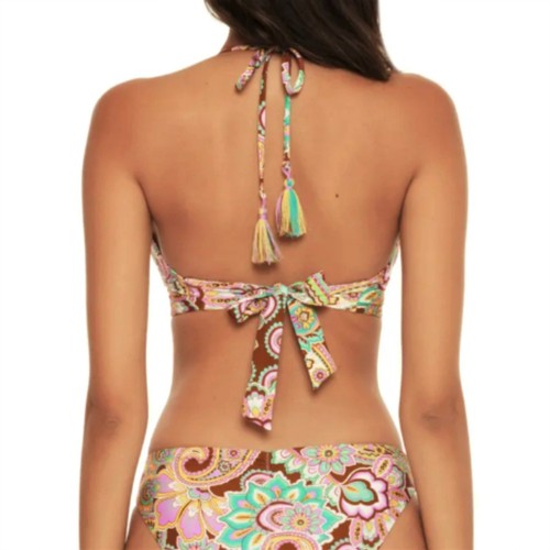 Bikini hipster floreale nuovo con etichette Becca collezione S, M - Foto 6 di 18