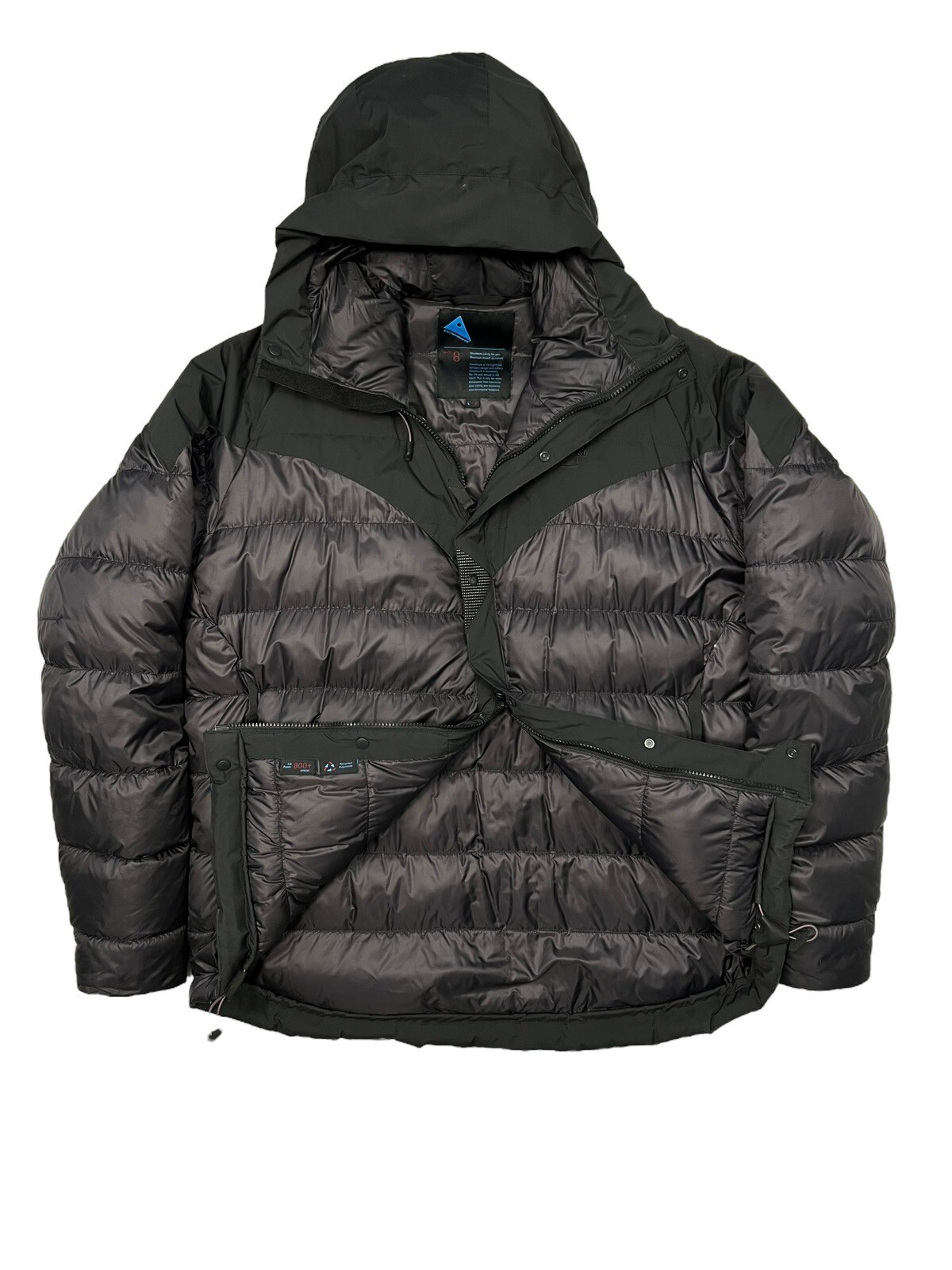 Klattermusen Atle 2.0 Jacket Black Goose Down Hoody 800 Fill Men’s