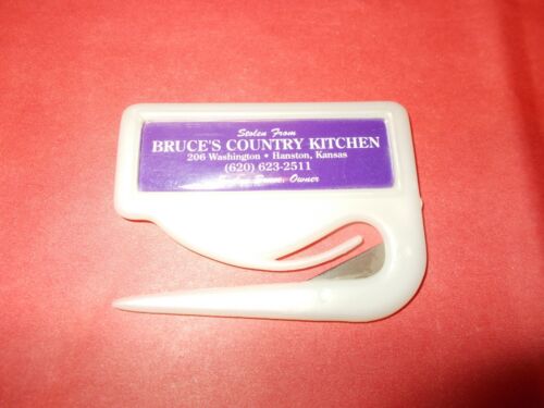BRUCES COUNTRY KITCHEN HANSTON KANSAS LETTER OPENER ADVERTISING - Picture 4 of 4