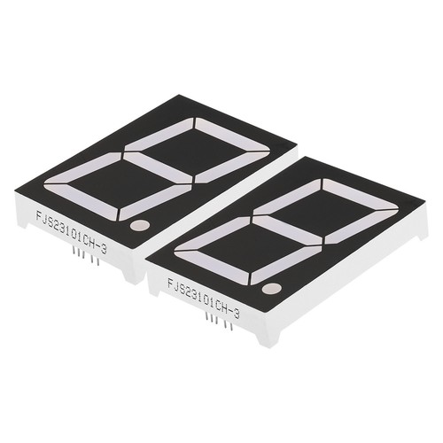 2Pcs 10Pin 1.9"x2.7"x0.5" Common Cathode 5.4V LED Display Digital Tube Red - Picture 1 of 13