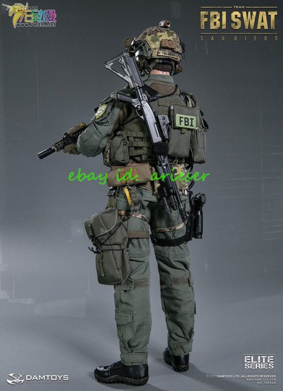 1/6アクションフィギュア　FBI 1/6 Scale FBI SWAT Team Agent San Diego Midnight Ops Figure by Dam
