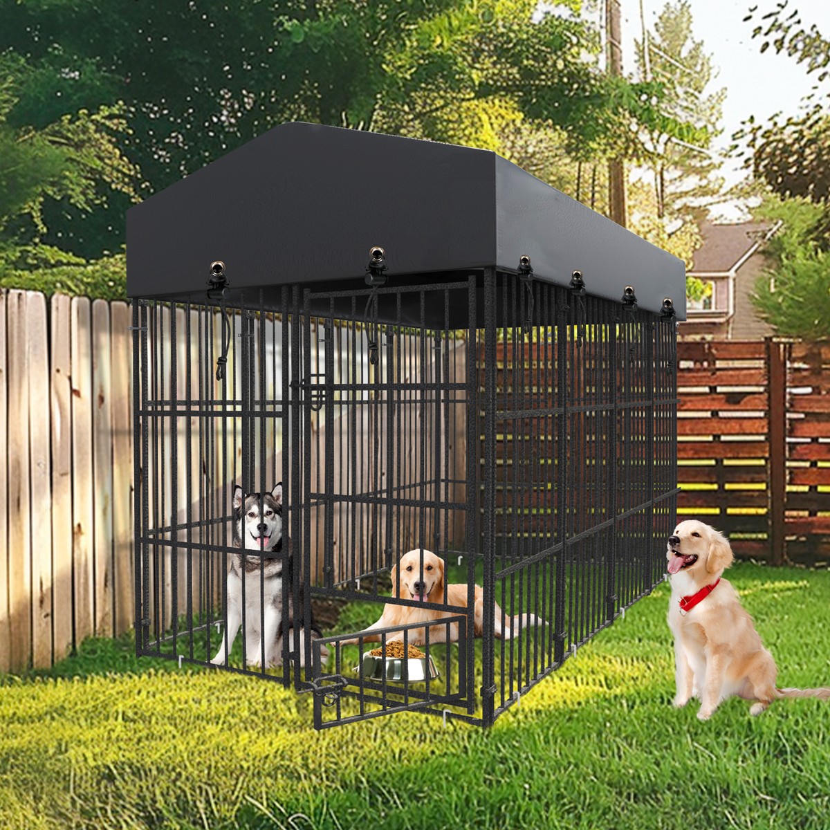 Large Outdoor Dog Kennel XXL Pet Puppy Training Run Playpens Cage