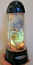 Rare Christian Riese Lassen Rotating Moving Lighted Tropical Fish Aquarium Lamp 