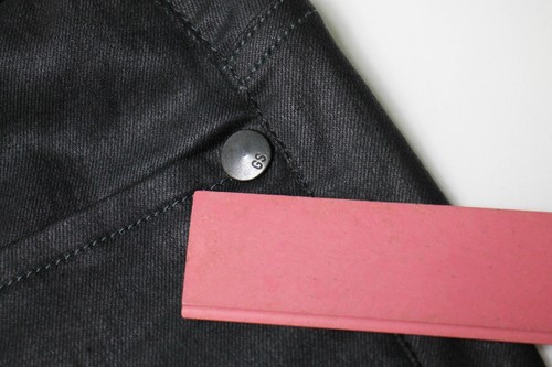 G-Star Midge Skinny Mujeres Jeans W26/L30 Negro Cera Buscar Cremallera Elástico - Imagen 10 de 10