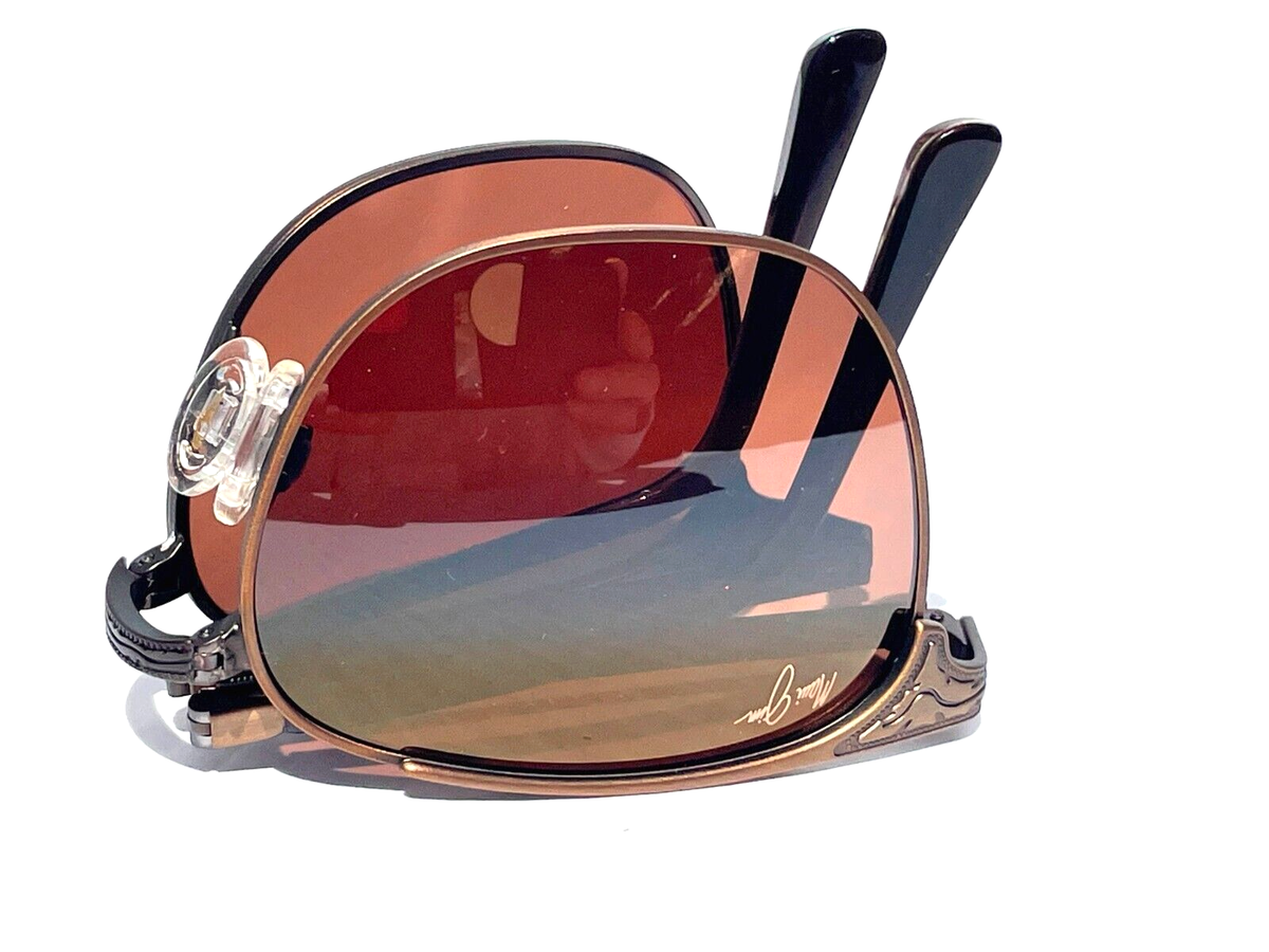 NEW Maui Jim STILLWATER Gold Engraved POLARIZED Bronze NEW Maui Jim STILLWATER Gold Engraved POLARIZED Bronze