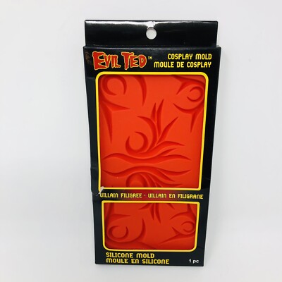 Evil Ted SILICONE MOLD Villain Filigree  Cosplay Costume  Prop  Prosthetic New
