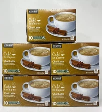 Keurig Cafe Escapes Chai Latte Coffee, 50 K-cup Pods Best 2025