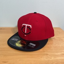 Minnesota Twins New Era 59Fifty Diamond Era Batting Practice Cap Hat Mens 7 1/2