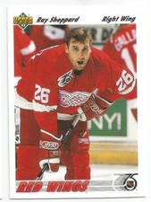 RAY SHEPPARD 1991-92 UPPER DECK NEAR MINT+ CONDITION