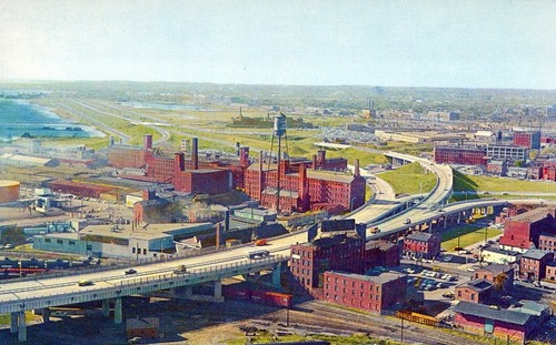 Connecticut Turnpike führt durch neuen Hafen Postkarte