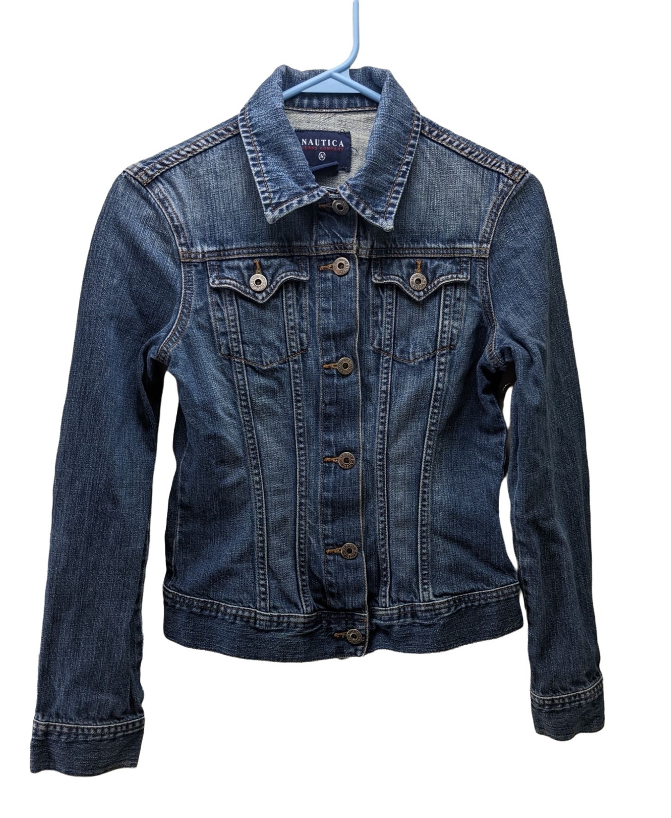 Nautica Womens Denim Jacket Size XS 