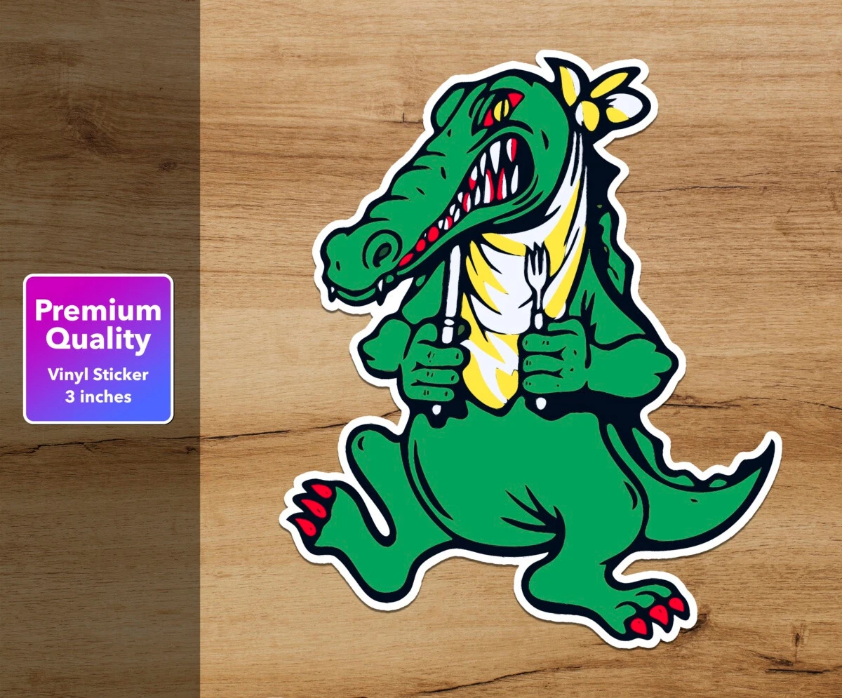 Grateful Dead Dire Hungry Alligator Croc quality Vinyl Sticker 3
