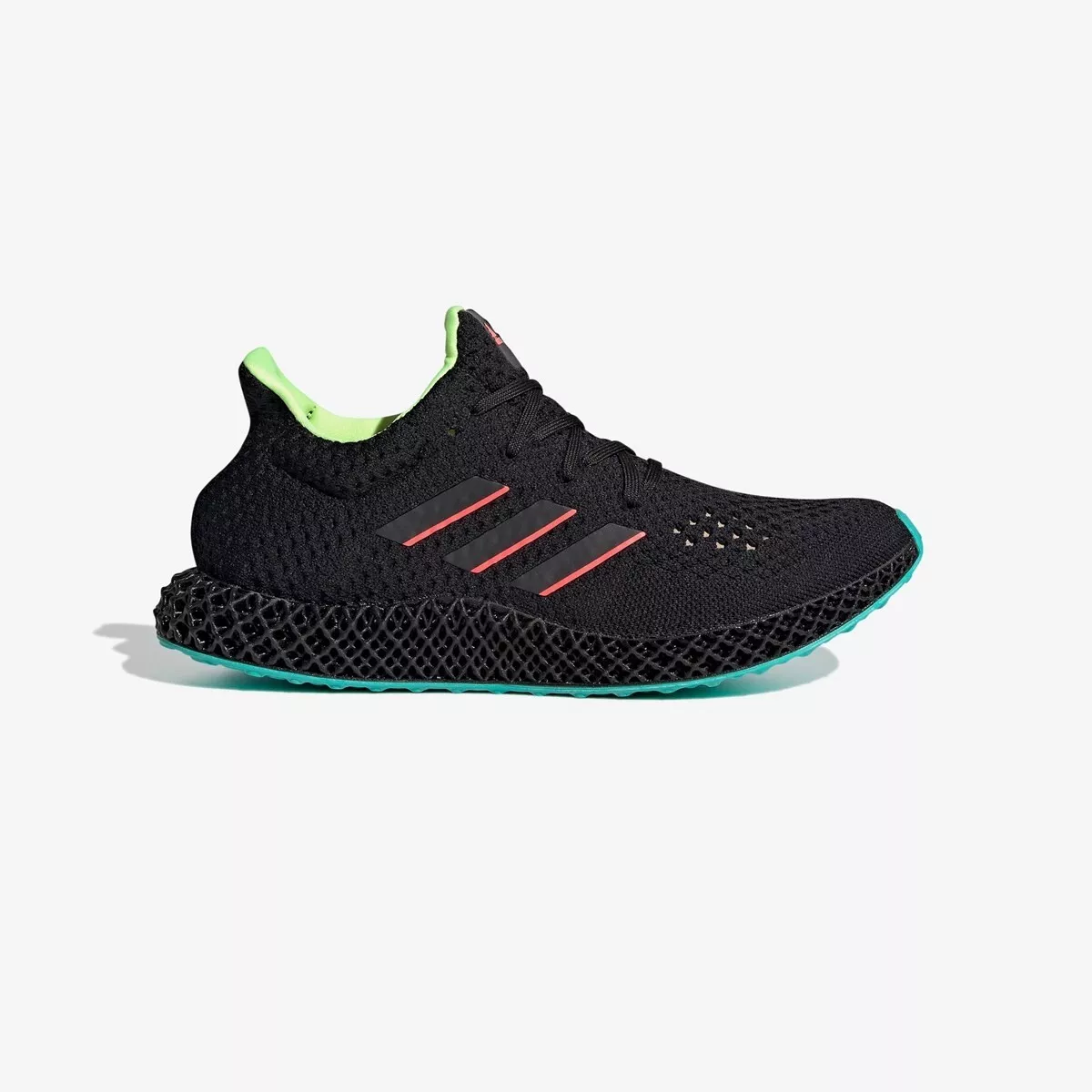 ADIDAS 4D FUTURECRAFT BLACK GREEEN RED GZ8626 UK 8 9 9.5