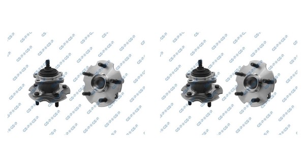 GSP 2X Radnabe Radlagersatz Hinterachse FüR Toyota Auris Kombi E18 E15 T27-image