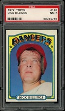 1972 Topps Baseball #148 Dick Billings PSA 7