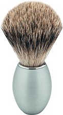 High-Quality Medium Shaving Brush BADGER Hair Metal Handle Matte ERBE SOLINGEN