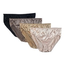 VTG Vanity Fair Second Skin Panties Liquid Smooth Satin Hi-Cut Women s 12/5XL