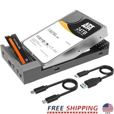 Dual Bay Cloner M2 NVMe SATA SSD HDD Reader USB 3.2 10Gbps Data Transfer Dock